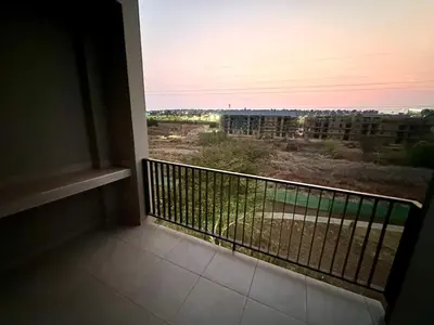 a balcony with a view of a building at Business trip or Fun with the Family - you decide! in Pretoria