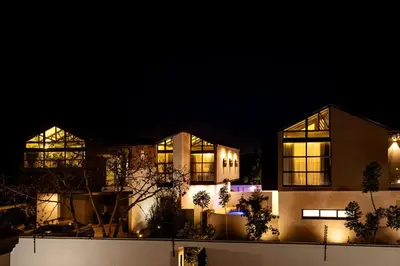 a house at night with its lights on at The Pinnacle Polokwane in Polokwane