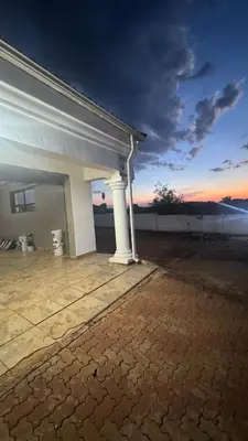 a view of a house with a roof at Makhuvha Tshilivho Luxury House in Thohoyandou