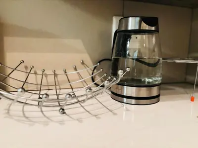 a coffee maker sitting on top of a counter at Cozy getaway in Midrand