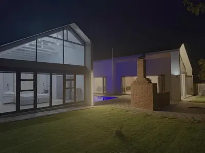a rendering of a house at night at Kambula Villa 374 Euphoria in Naboomspruit