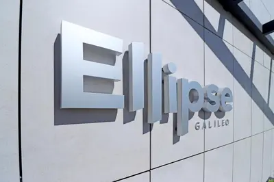 a sign on the side of a building at Thango Executives Gallileo Ellipse in Midrand