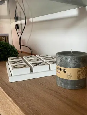 a candle sitting on a counter next to a stove at Oasis Nest in Pretoria