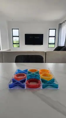 four plastic containers sitting on top of a table at Modern Farmhouse, Pool, AC, Wi-Fi in Estate in Hazyview