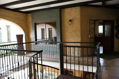 an empty building with a staircase and a door at Olive & Ivy Cherry Grove 7 in Dullstroom