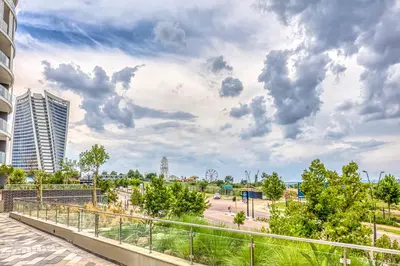 a view of a city from a bridge at Bella Vista at Ellipse in Midrand
