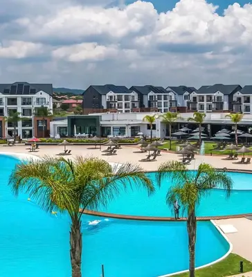 an image of a swimming pool at a resort at Lagoon Luxury Stay 2 bed apartment at The Blyde in Pretoria