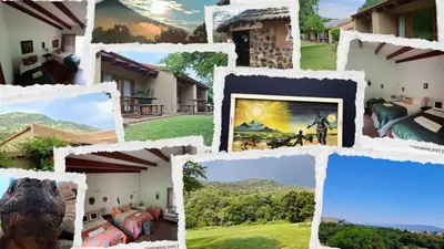 a collage of photos of a house at Naledi-Africa in Centurion