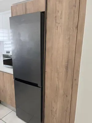 a stainless steel refrigerator in a kitchen at Lux Easy Stay in Pretoria