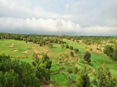an aerial view of the golf courses at the resort at Elements Private Golf Reserve in Bela-Bela