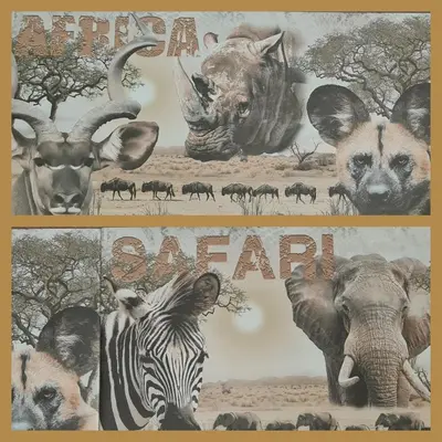 a collage of pictures of animals and words safari at Lani's Guest House - No Loadshedding in Musina