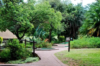 a sign that says walk out in a park at Kruger Park Lodge Unit No. 543 in Hazyview