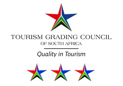 a logo for the tourism grading council of south africa at Sunset Creek Game Lodge in Karino