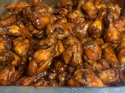 a close up of a dish of food with nuts at Oleratong Guest House in Evander