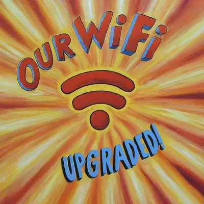 a close up of a sign with the words university upgraded at Magoebaskloof Mountain Lodge in Magoebaskloof