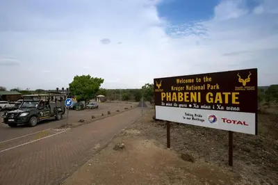a sign on the side of a road at Kruger Park Lodge 401 in Hazyview