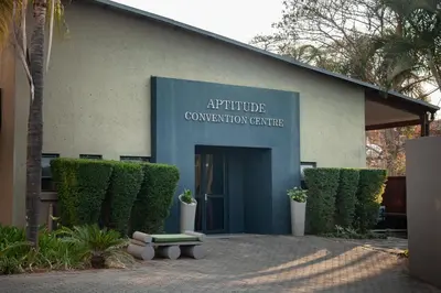 a building with a sign that reads attribute contingency centre at Hotel @ Tzaneen in Tzaneen