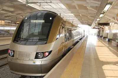 a train is parked in a subway station at Premier Hotel O.R. Tambo in Kempton Park