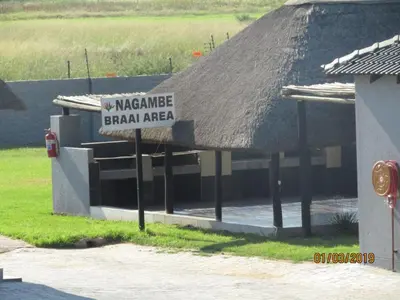 a building with a sign that readsamine brazil area at Vido Lodge and Conference Centre in Polokwane