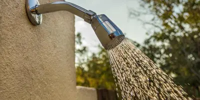 a brush hanging from the side of a wall at Warthogs Rest in Hoedspruit
