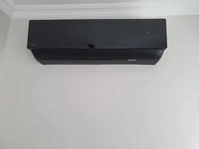 a flat screen tv sitting on top of a wall at Best of Both in Pecanwood Estate in Hartbeespoort