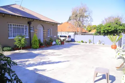 a patio in front of a house at Union Guesthouse in Pretoria