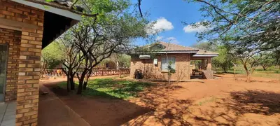 a brick building with a tree in front of it at 462 Bosbok Chalets in Marloth Park