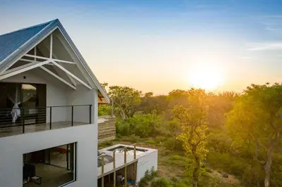 a house with a view of the forest at Kruger Cliffs Lodge - Absolute privacy guaranteed in Hoedspruit
