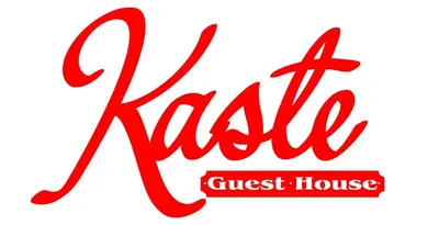 a sign for a guest house with the word masille at Kaste Guesthouse Secunda in Secunda