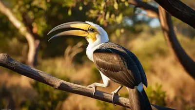 a bird is sitting on a tree branch at 119 Zebula in Mabula