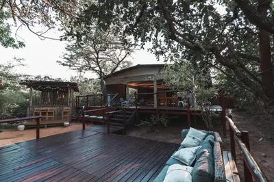 Gallery image of Ngama Tented Safari Lodge in Guernsey Nature Reserve