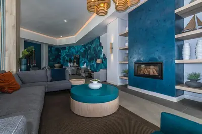 a living room with a couch and a table at MINT Resorts The Blyde in Pretoria
