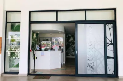 a store front with a glass door in a building at The Blyde Unit 1321 in Pretoria