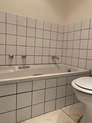 a white bathroom with a tub and a toilet at Critchley Hackle - Tower rooms in Dullstroom