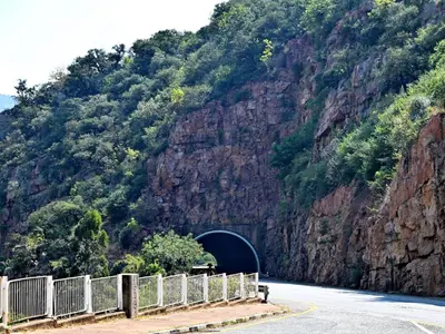 a tunnel in the side of a mountain at SleepOver Beitbridge in Musina