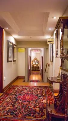 a hallway with a room with a rug on the floor at Candlewoods Guesthouse in Centurion