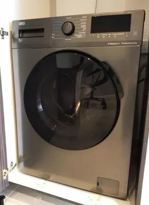 a microwave oven with its door open in a kitchen at Menlyn Apartment - Sapphire Gold in Pretoria