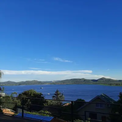 a view of a large body of water at Manz' amahle Guest Cottage in Hartbeespoort