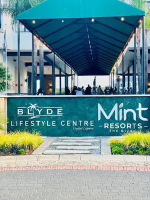 a building with a sign in front of it at The Blyde -Ender137 in Pretoria