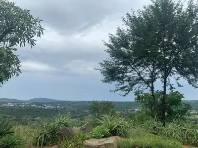 a tree sitting on top of a hill at Hazyview Accommodation, Bon Repose Cottage 1 in Hazyview