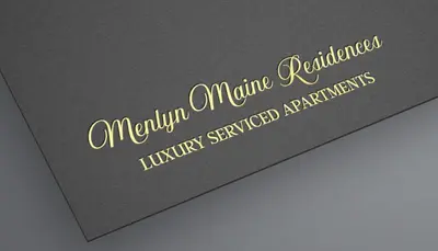 a customisable gold signatureplateplate for a luxuryently at Menlyn Maine Residences - Superior king - Paris apartment in Pretoria