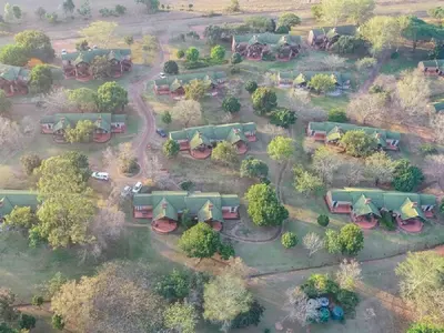 an overhead view of a park with a bunch of houses at 26 on Greenway in White River