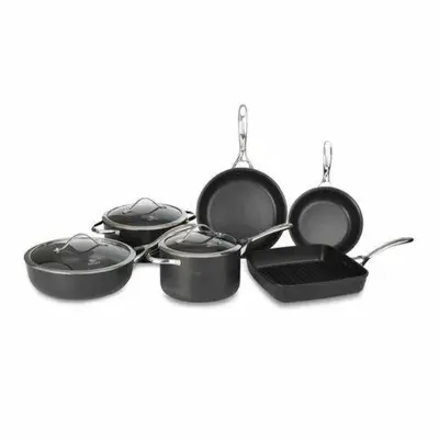 a group of pots and pans on a table at Brooklyn's Holiday Home in Pretoria
